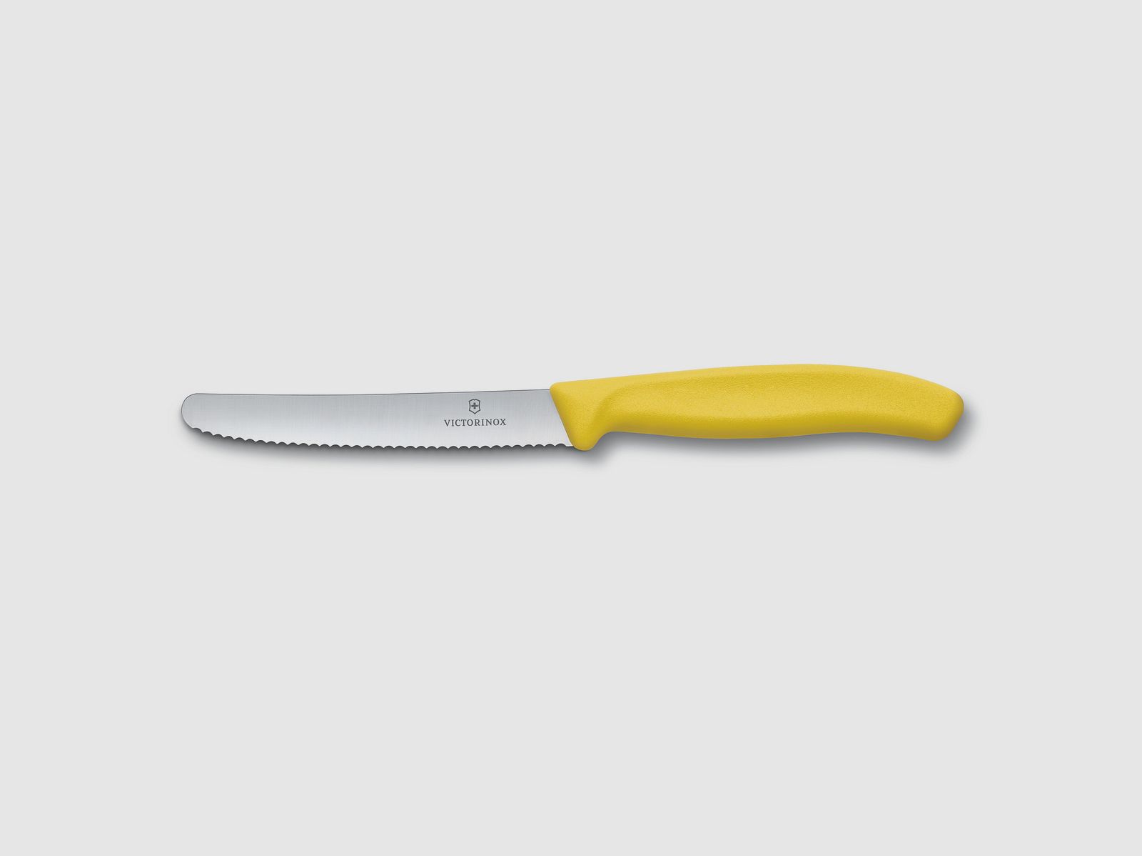 Tomatenmesser Swiss Classic Wellenschliff gelb 11 cm