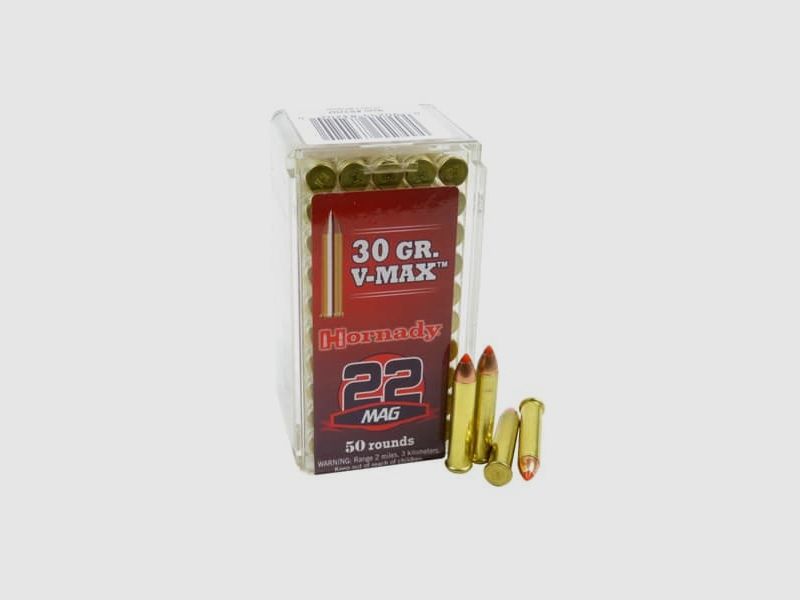 Hornady .22 WMR V-Max 30 grain