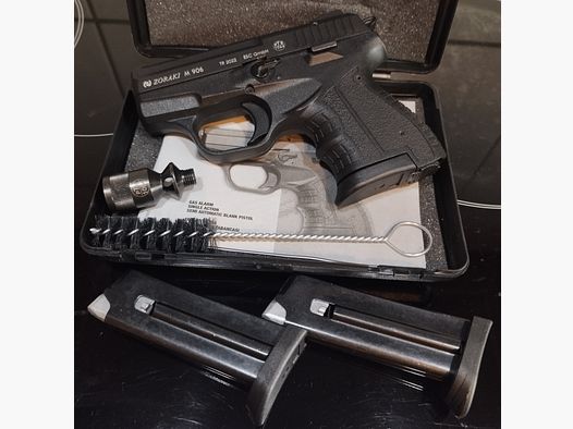 Zoraki M 906 PTB1064 - 9mm P.A.K. con 2 cargadores extra