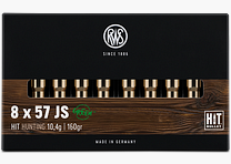 RWS 2319208 Büchsenpatronen 8x57 IS HIT 10,4g 160 gr Bleifrei