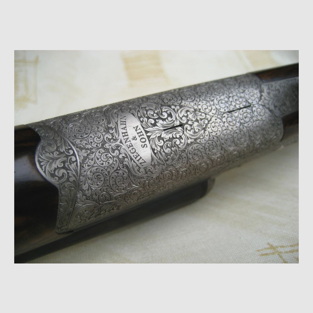 Goat Rooster & Son, "Berst Gun" exhibition weapon side-lock shotgun with interchangeable barrel