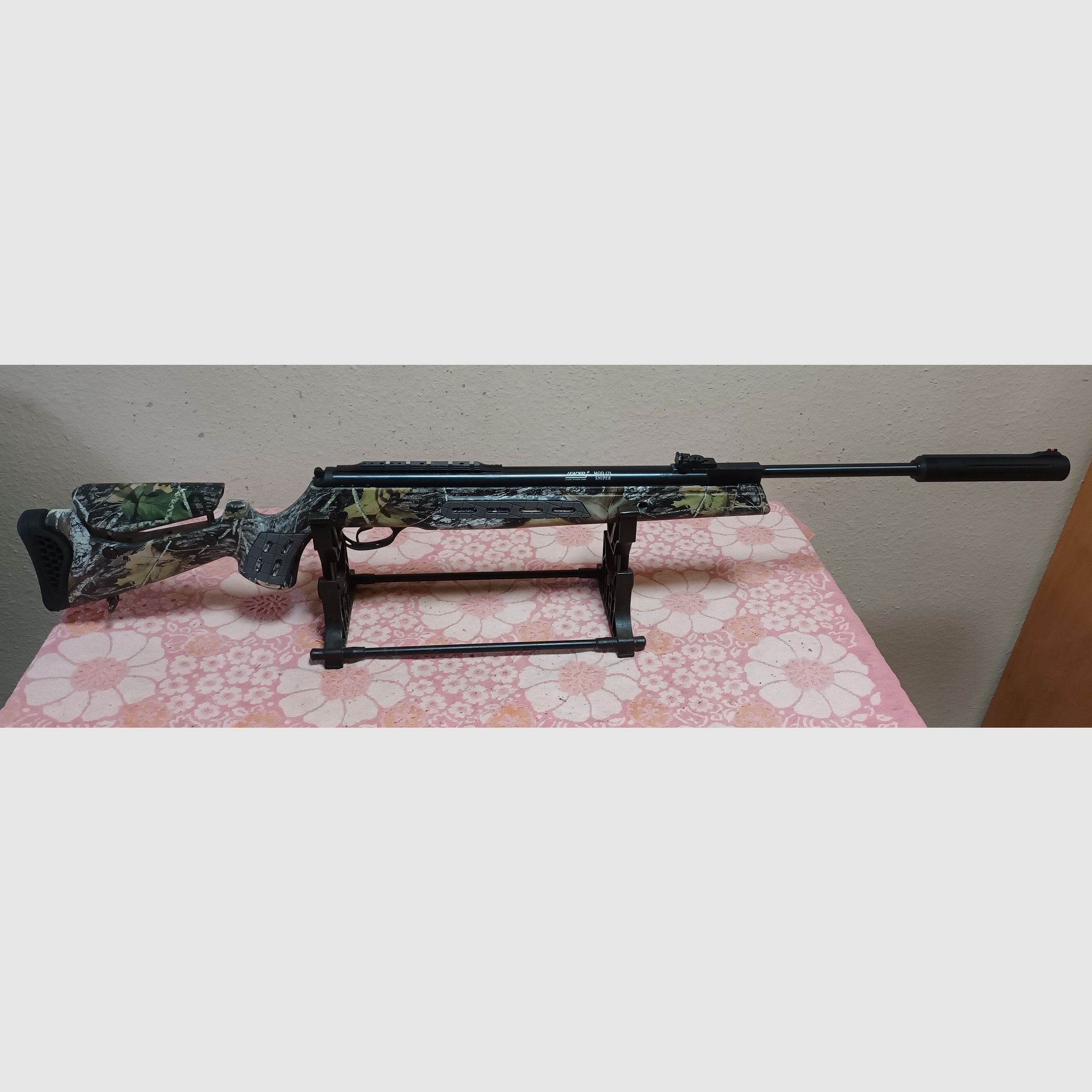 Hatsan 125 Sniper break barrel air rifle cal. 4.5 mm Diabolo Mossy Oak Camo