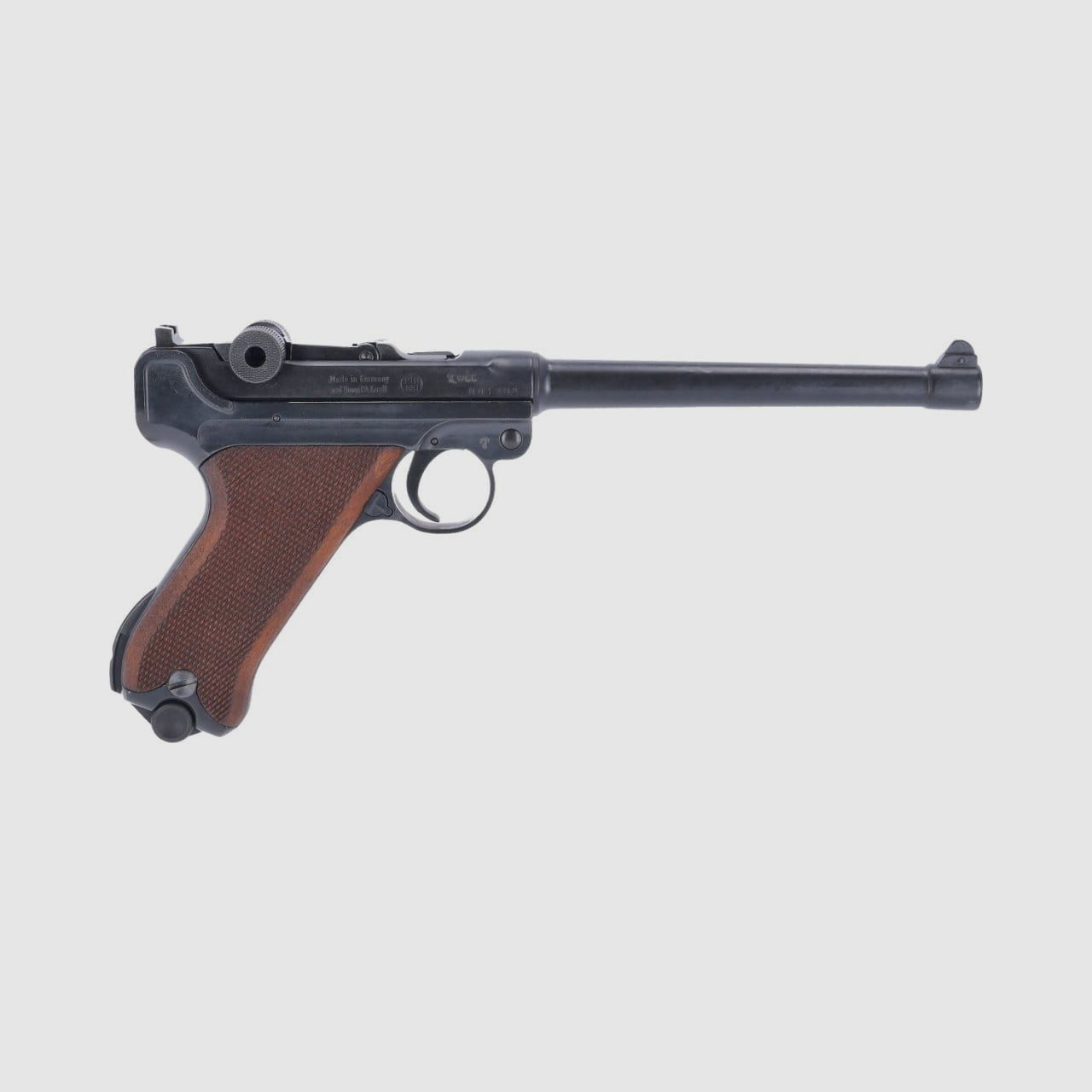 ME-Sportwaffen ME Mod. P 04 Kal. 9 mm P.A.K brüniert Holzgriff Schreckschuss ...