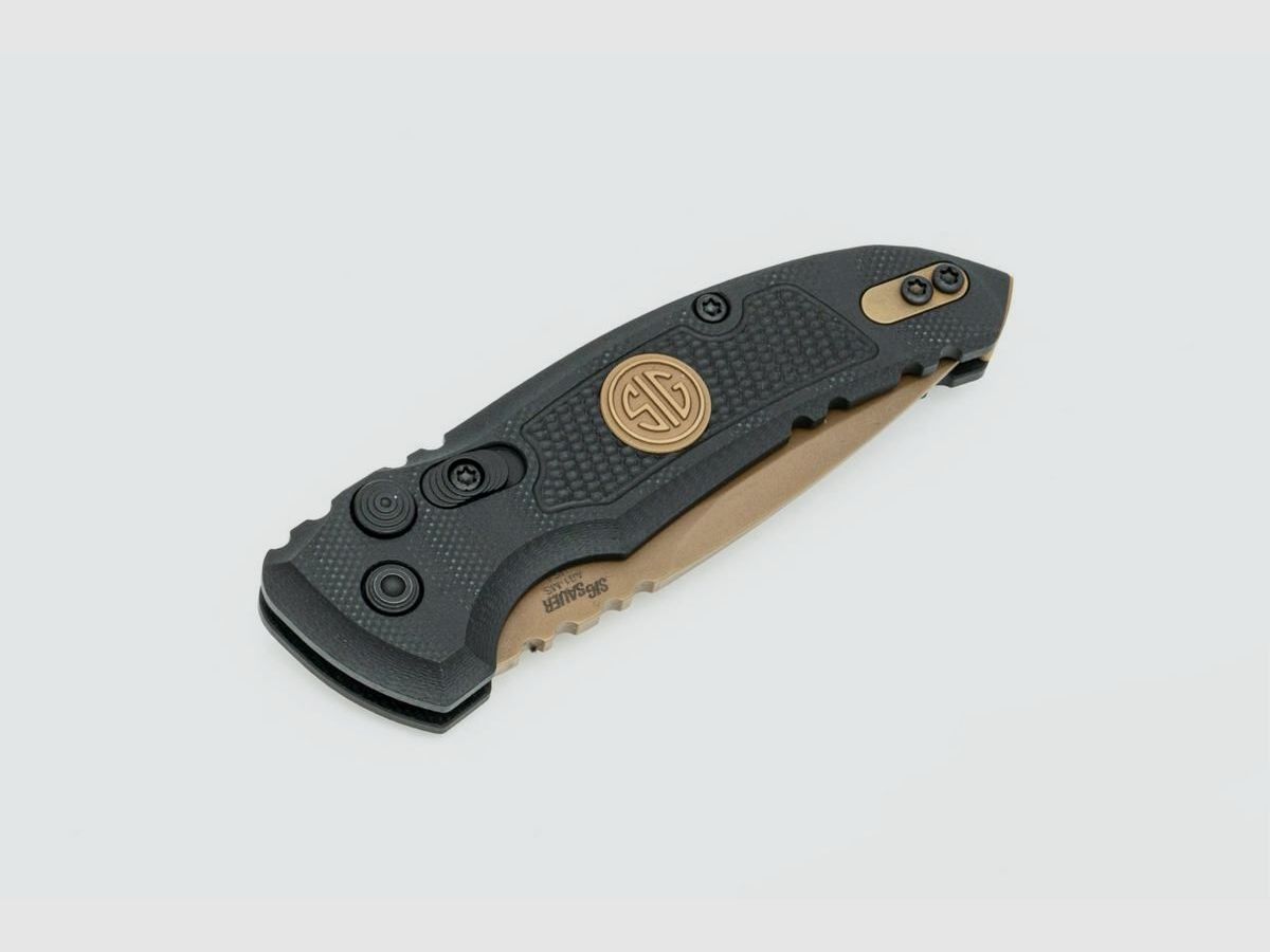 SIG Sauer A01 MicroSwitch 2,75" Droppoint Emperor Scorpion Automatikmesser, Bild 8 von 10