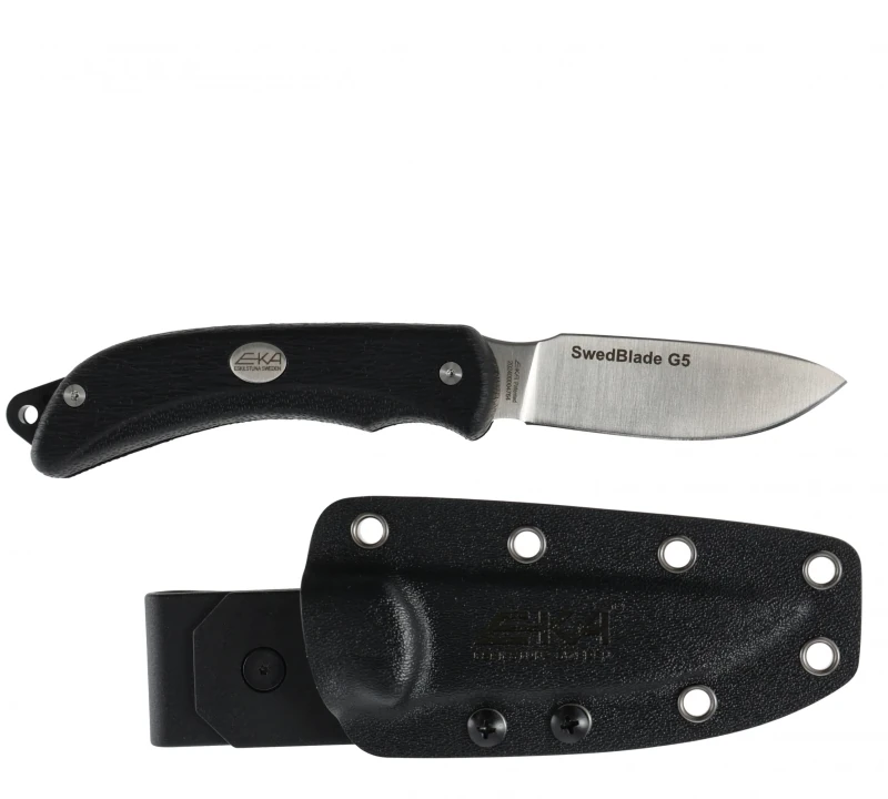 EKA SwedBlade G5 Couteau de chasse pliant – Noir, image 6 sur 8