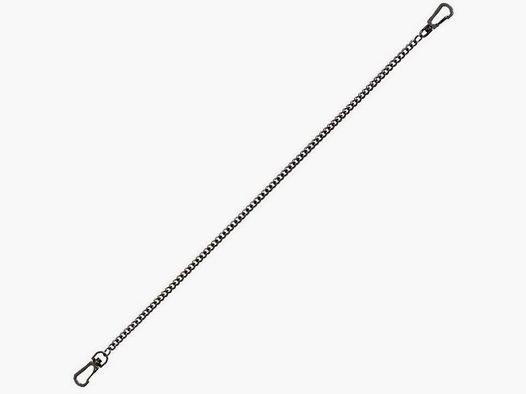 Taschenmesserkette schwarz 1 Stk 45cm mit 2x Karabiner