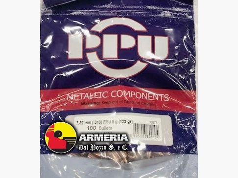 PRVI PARTIZAN PALLE FMJ 7,62MM .310
