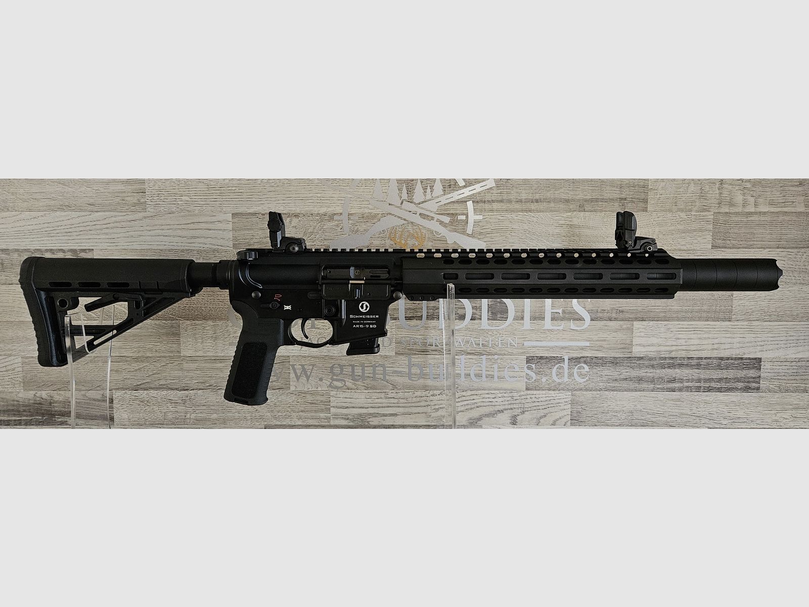 Schmeisser AR15-9 SD S4F 10" Cal. 9mm Luger avec silencieux intégré - Nouveauté du commerce spécialisé