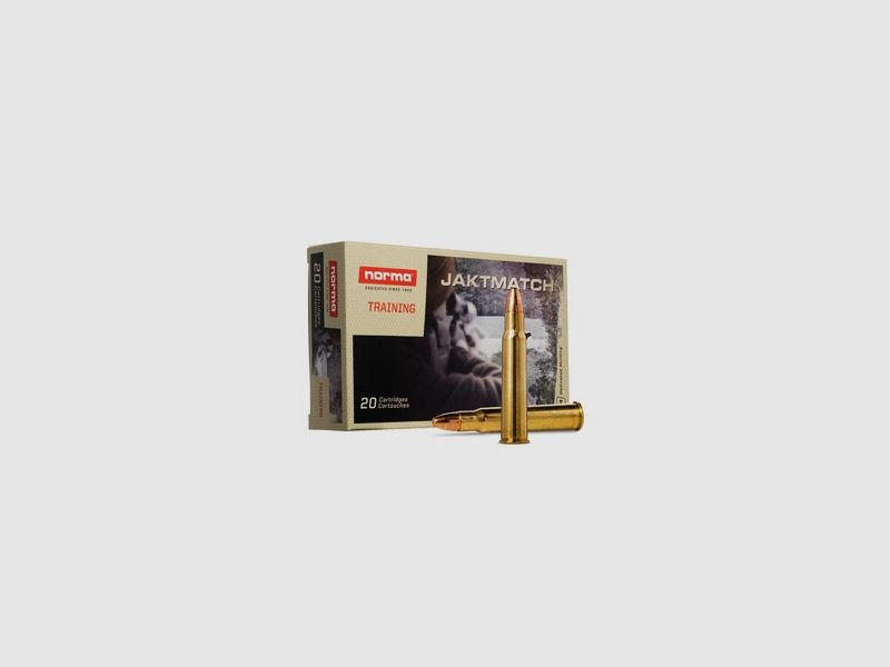 NORMA Jaktmatch 8×57 JRS FMJ 8,0g/123gr
