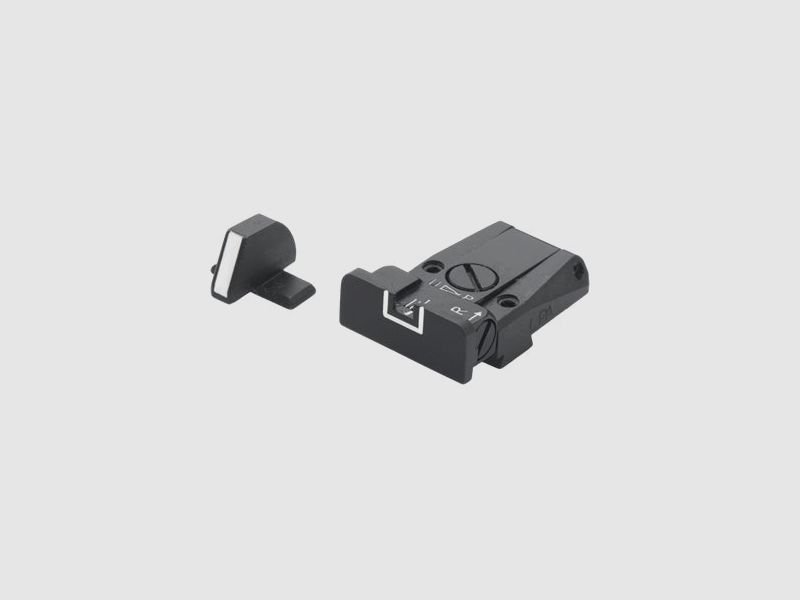 LPA SPR28SS18 Conjunto de Mira Micrométrica para SIG-Sauer P226 – Contorno Blanco
