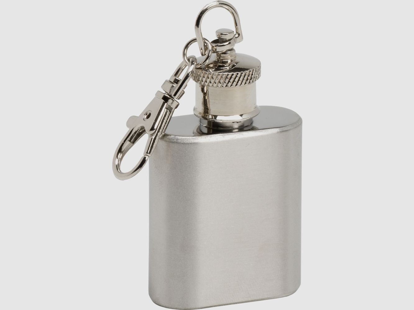 Botella plana pequeño recipiente 1oz llavero