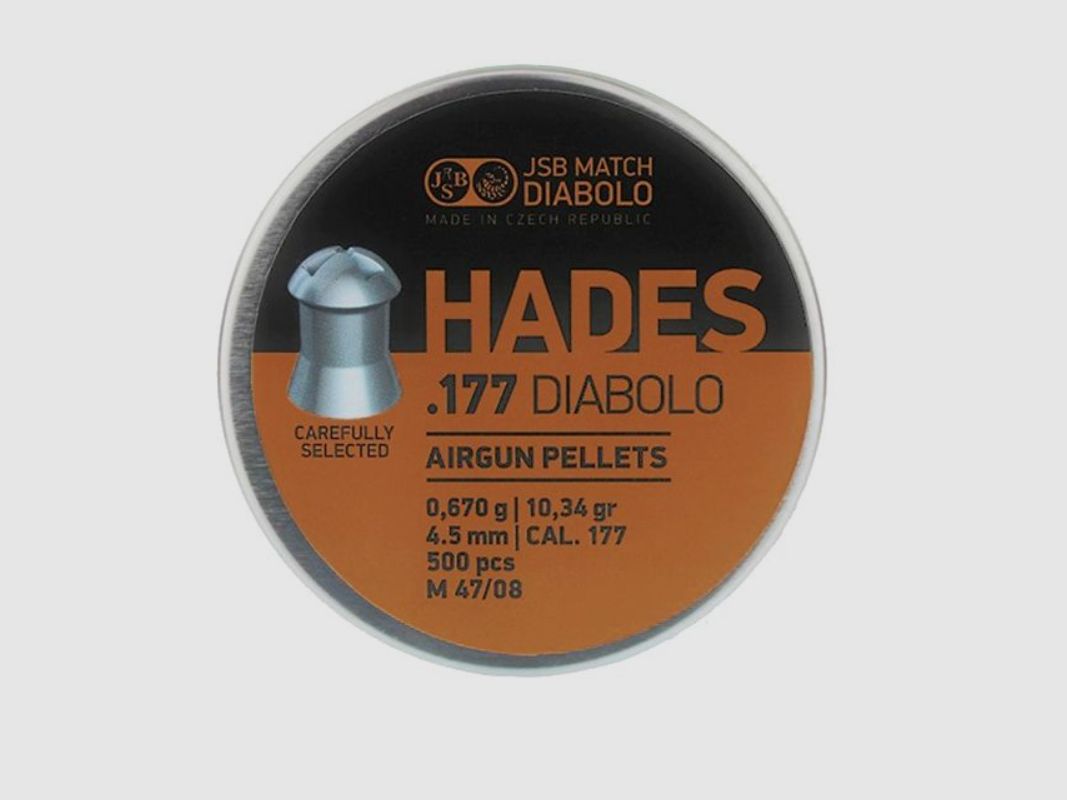 JSB Hades 4,5 mm 10,34 gr 500 uds.