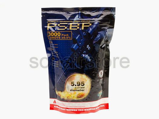 Perfect Airsoft BB`s 0.25g (3.000 Stück) diameter 5,95mm - Weiß