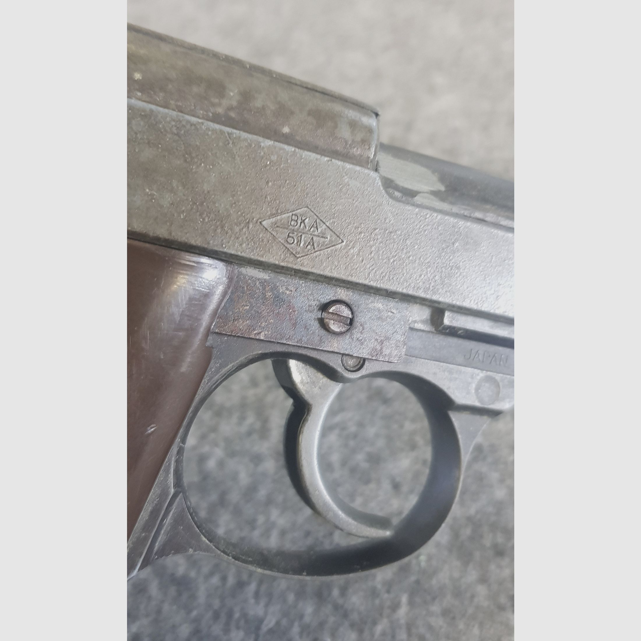 Deko Waffe BKA 51A P38 aus Japan 1974 gefertigt 9mm