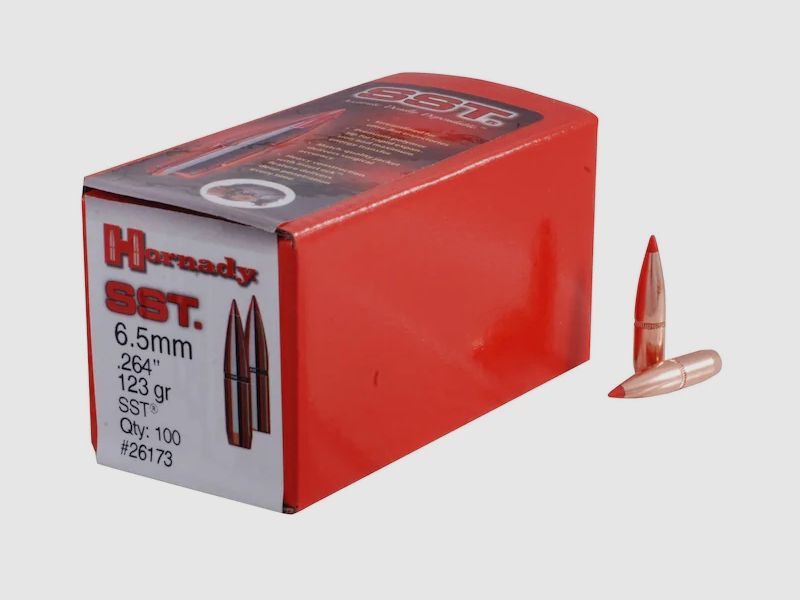 Hornady Geschoss 6,5mm/.264 SST 123GR 100 Stück