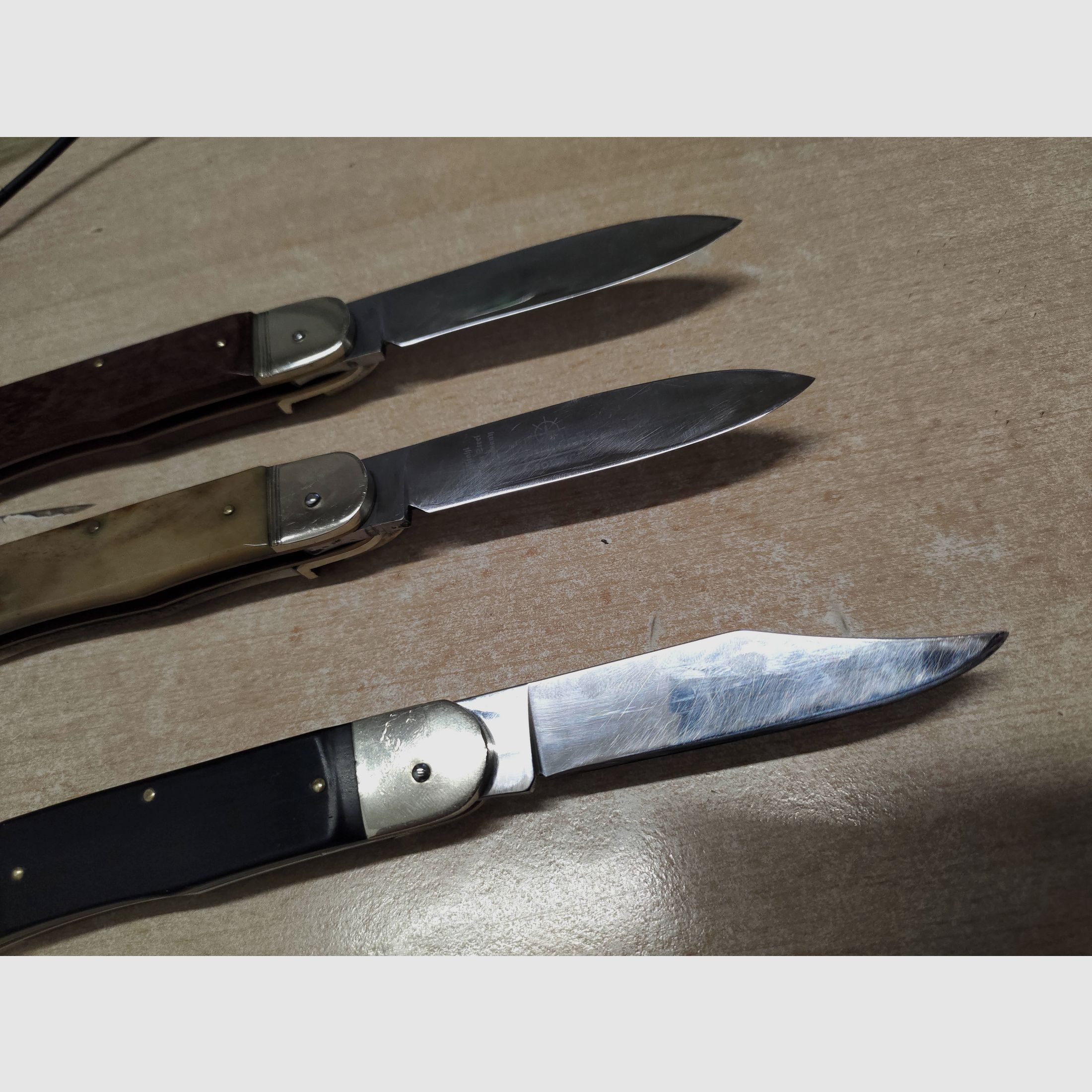 Konvolut Springmesser Hubertus