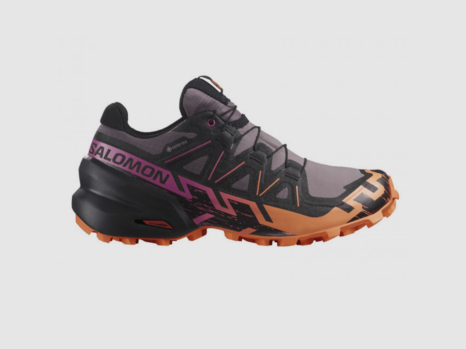SALOMON – WOMEN – SPEEDCROSS 6 GTX W Moonscape/Black/Bird Of Paradise, image 1 of 5