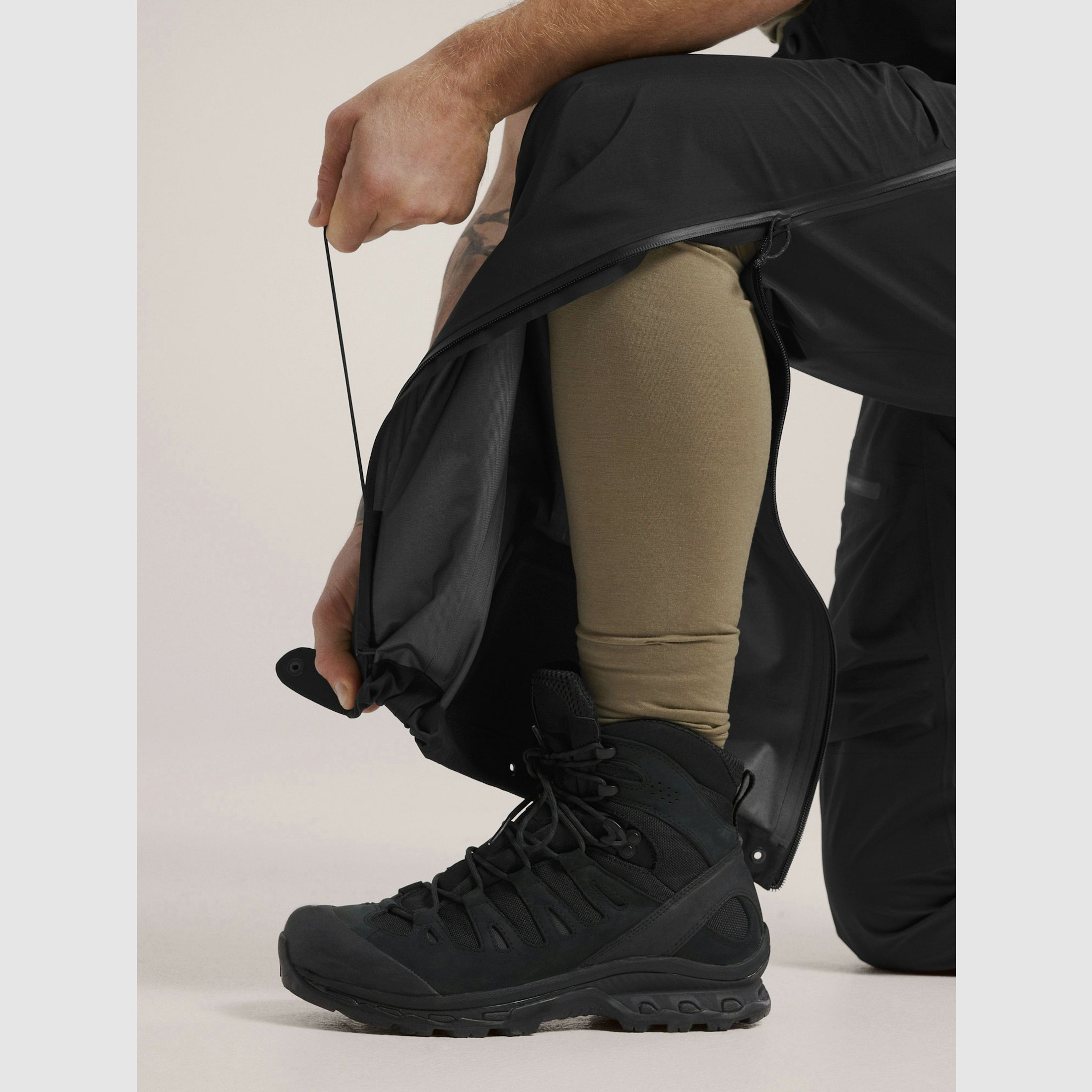 Arc'teryx Alpha Bib Pant LEAF Men's - Black, image 7 of 12