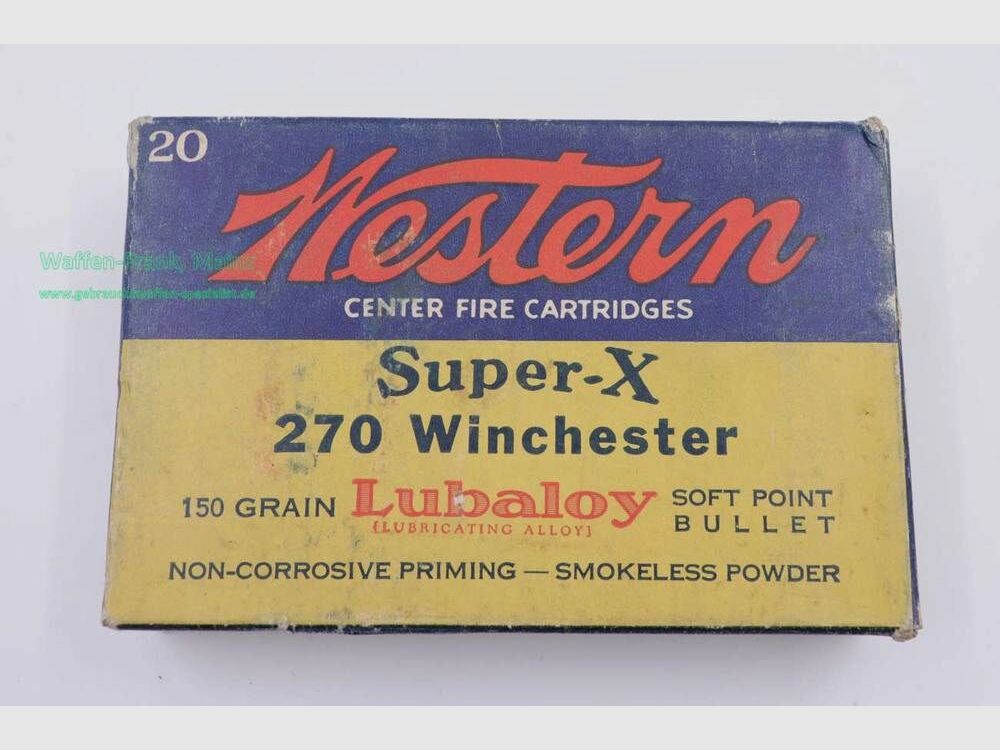 Wester Cartridge Company, USA Cartouches de fusil .270Win