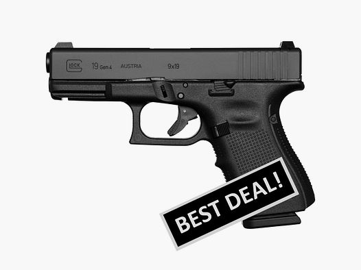 Pistola Glock 19 Gen4 9 mm Luger con mirino regolabile