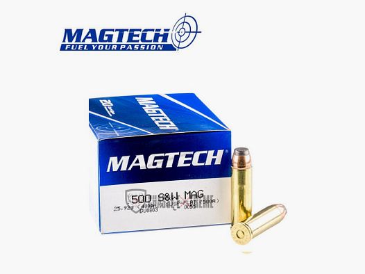 20 Munitie MAGTECH kal. 500 S&W 400gr SJSP Flat