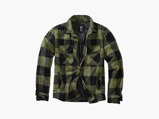 Brandit Brandit Hemd Lumberjacket schwarz oliv