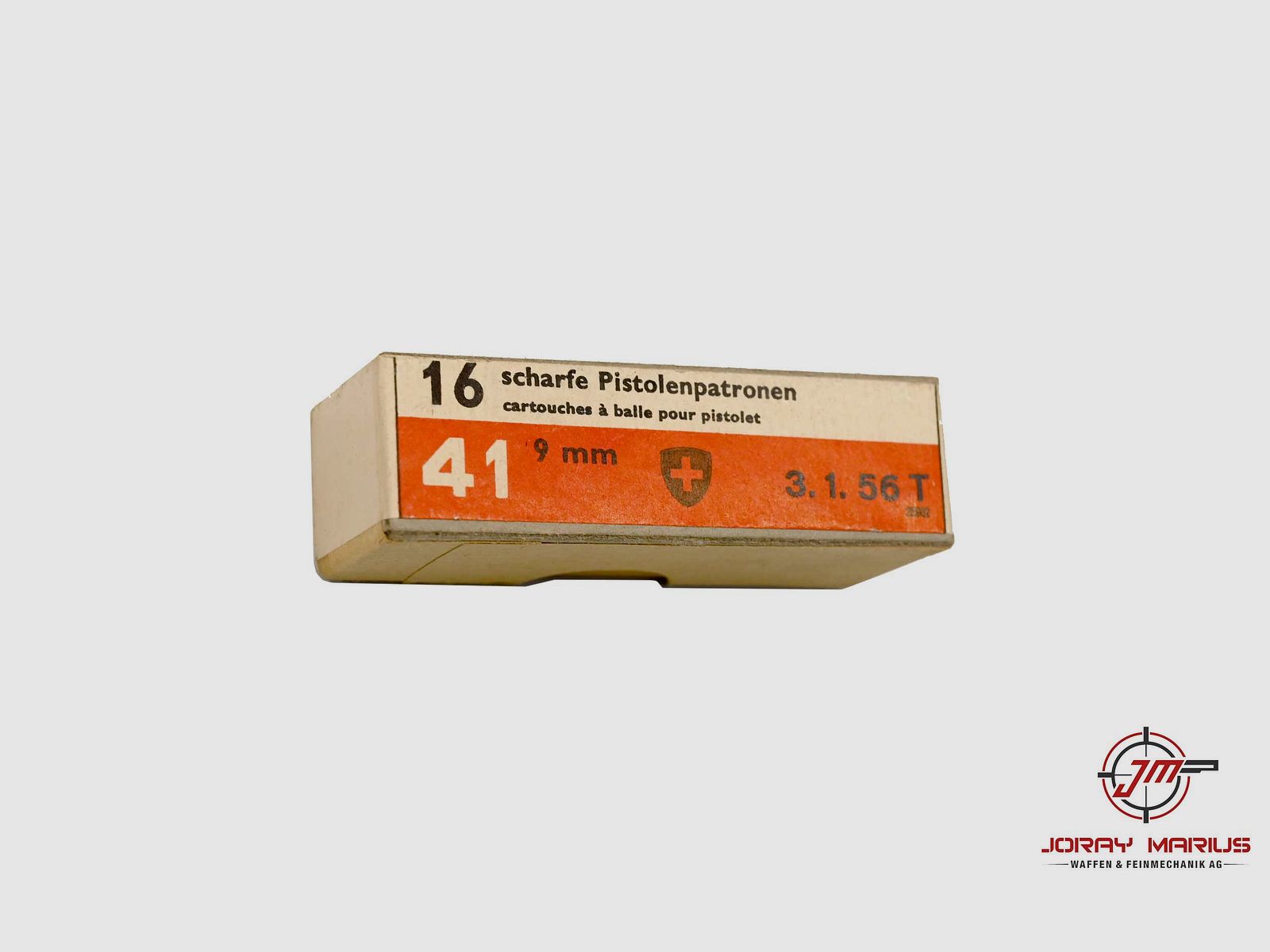 Cartucho de pistola 9mm Para 41 munición de colección