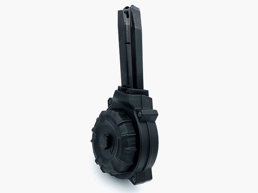 CZ-75 .40 S&W (50) RD DRUM POLYMÈRE NOIR