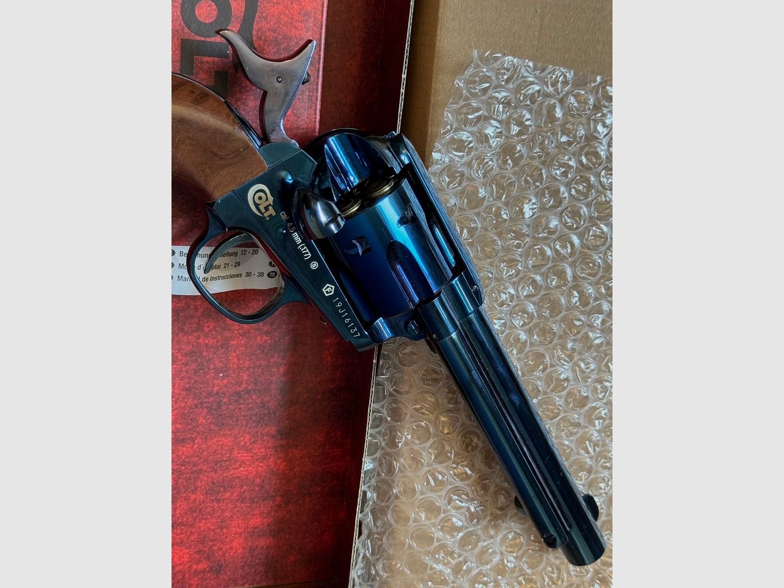 SAA Colt Revolver 4,5mm CO2 single action army Luftpistole