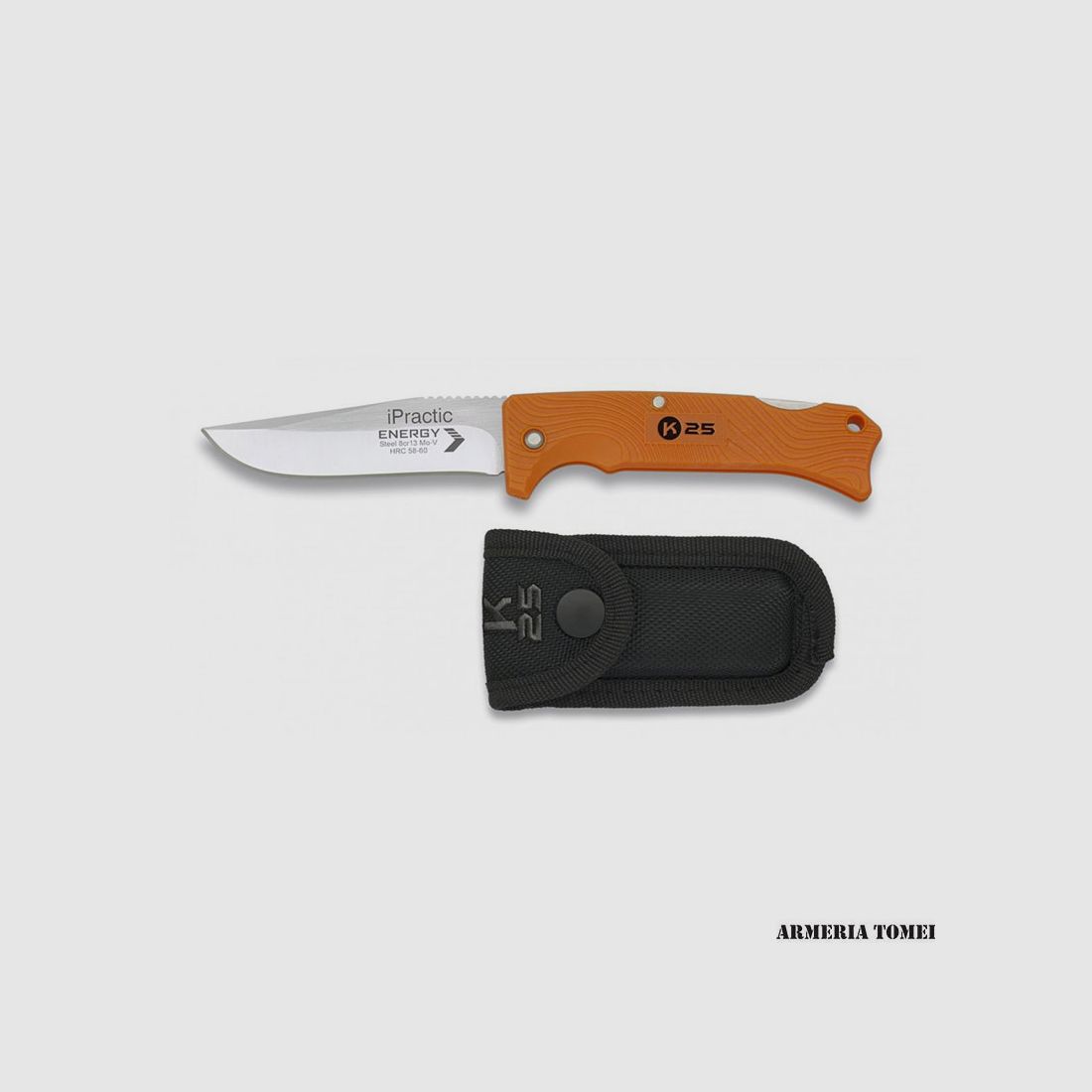 RUI K25 – COUTEAU – OUTDOOR ORANGE LAME 6,5CM