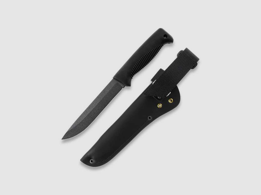 Peltonen Knives M95 Ranger Puukko Sissipuukko FJP001 PTFE Beschichtung Lederscheide schwarz