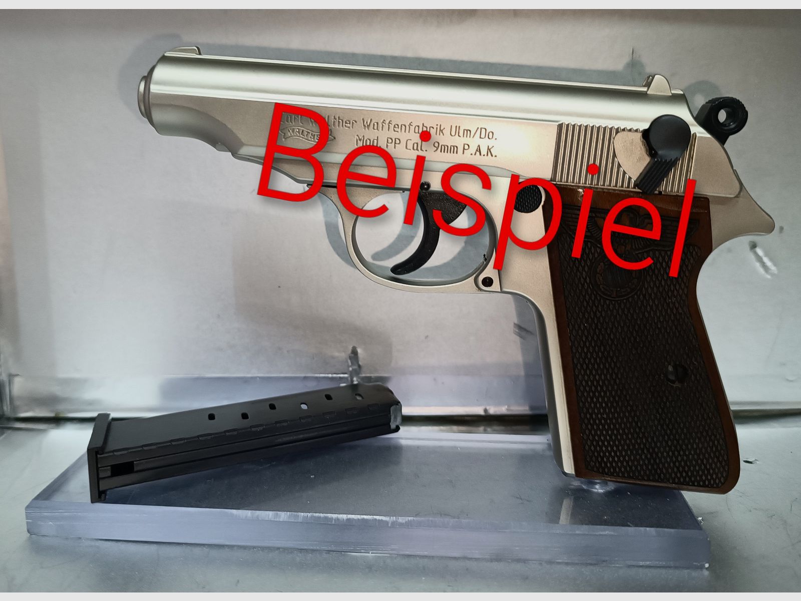 6xPistol holder (plexiglass)