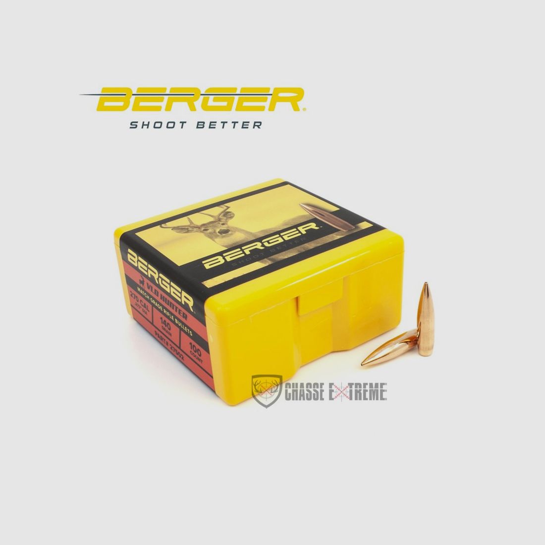 100 Geschosse BERGER Kal 270 140gr VLD Jagd, Bild 2 von 2