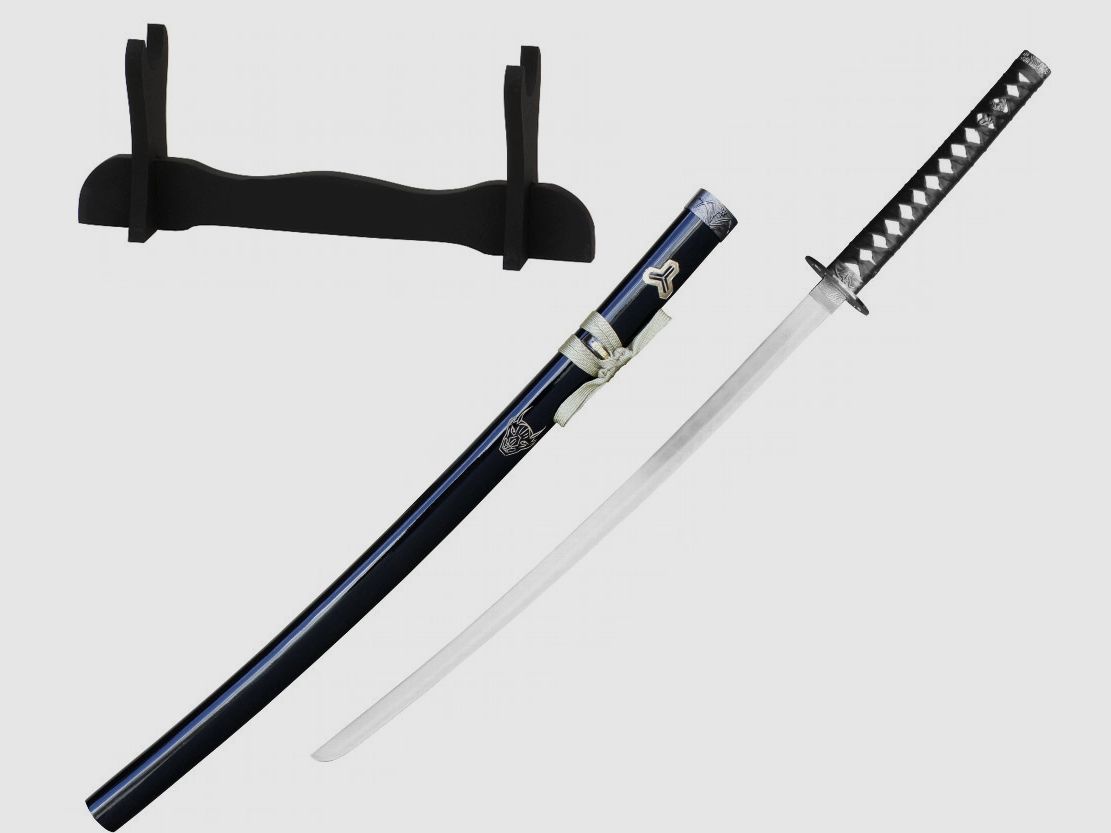 Bills Katana mit schwarzem Schwert Ständer