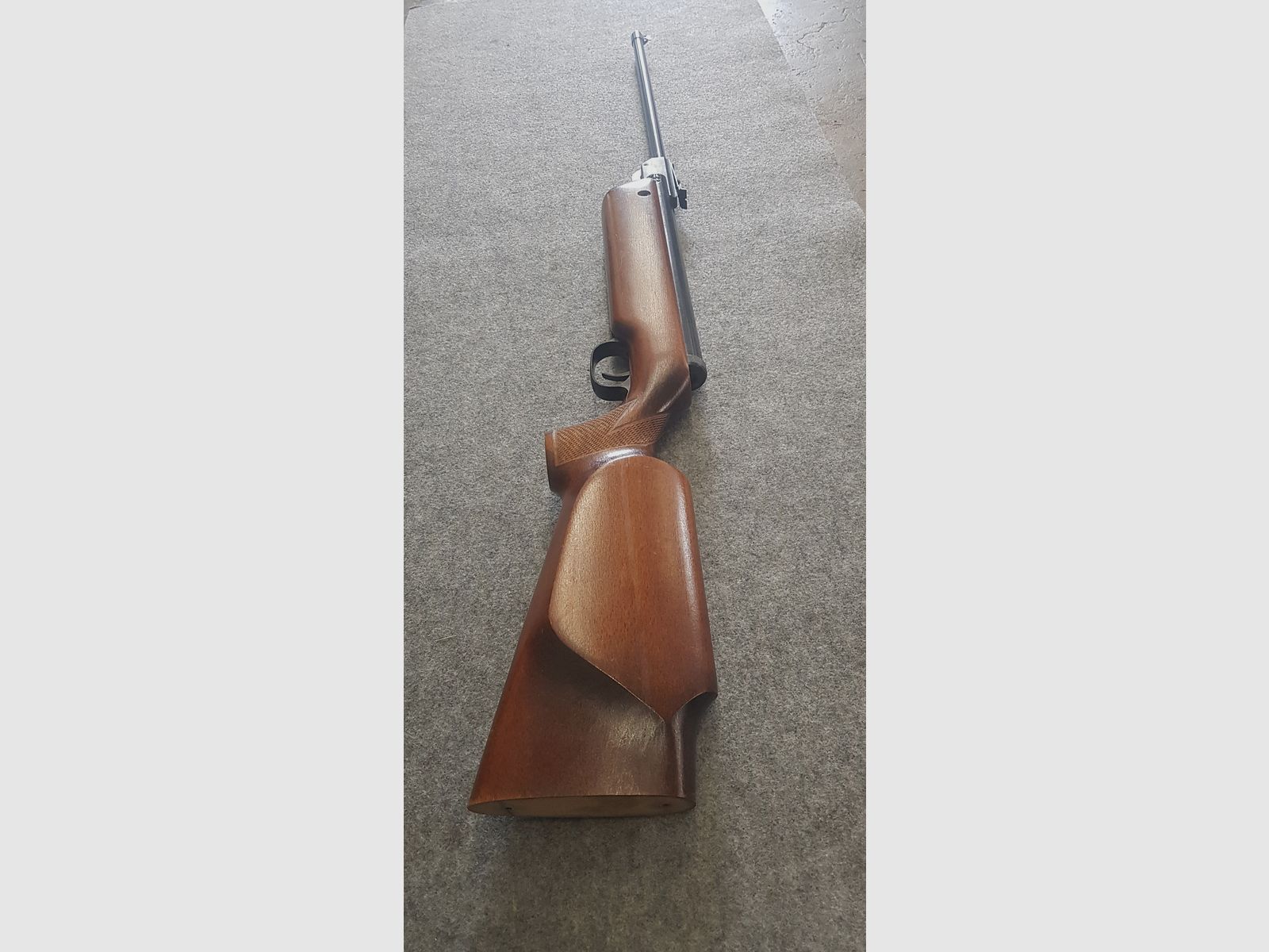 Zeer oude Walther Mod. 51 Knicker luchtgeweer met een zeer klein serienummer zonder F-teken uit de jaren 50 cal. 4,5mm Diabolo