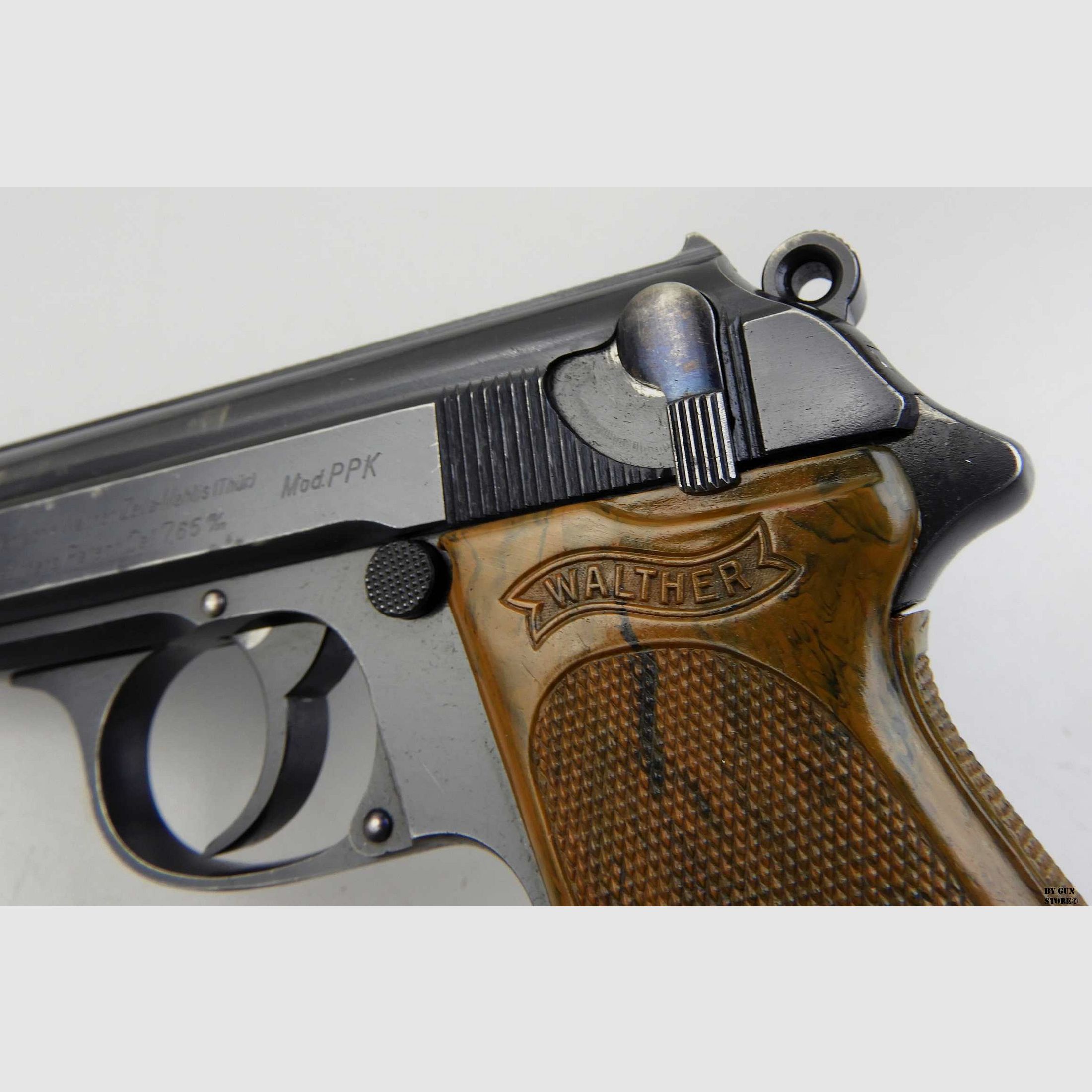 Pistolet Walther Zella Mehlis mod. PPK cal. 7,65 mm sécurité 90° matr. 808106, image 7 sur 15