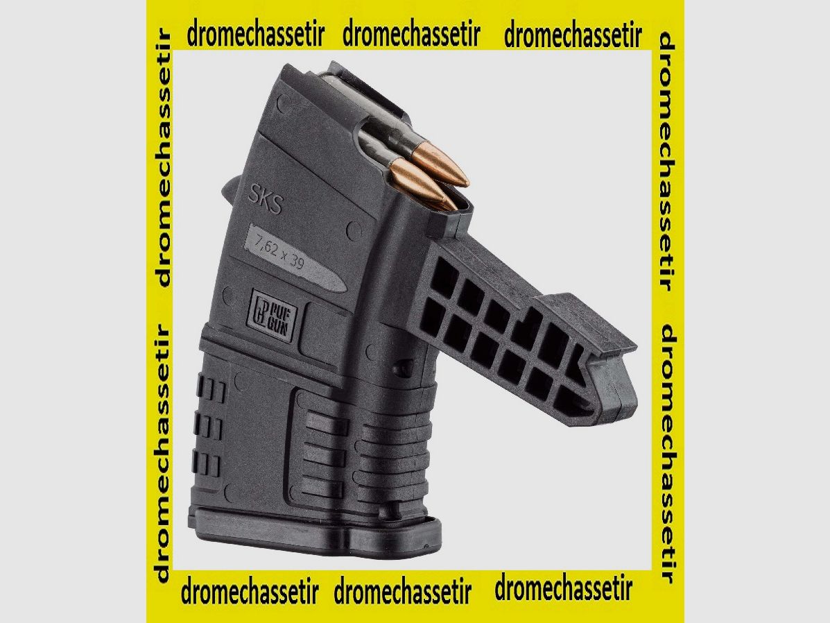 PUF GUN MAGAZIN FÜR SKS KAL. 7,62X39 10 SCHUSS SCHWARZ