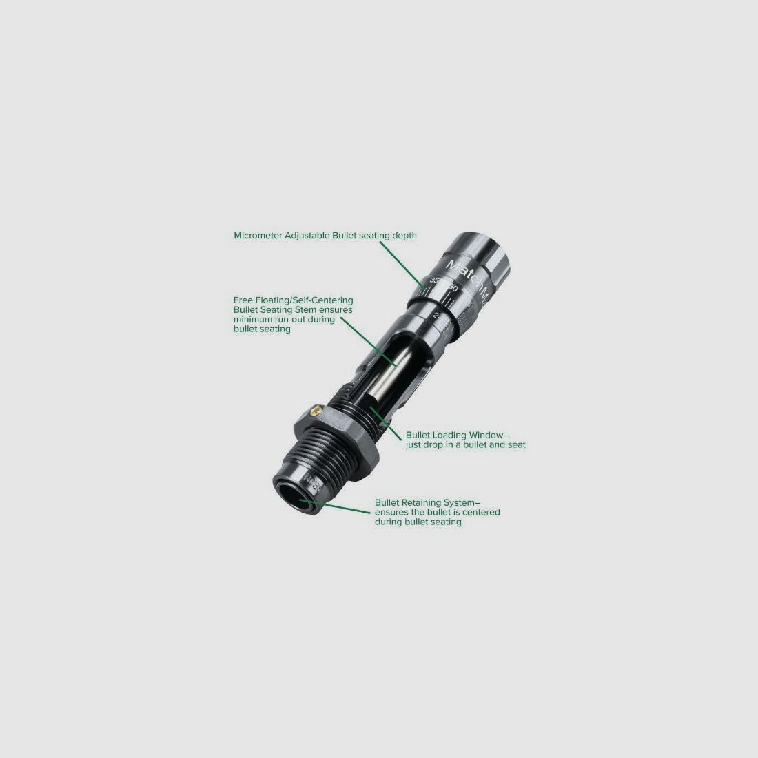 RCBS Matchmaster Seating Die 6.5 Creedmoor #32940