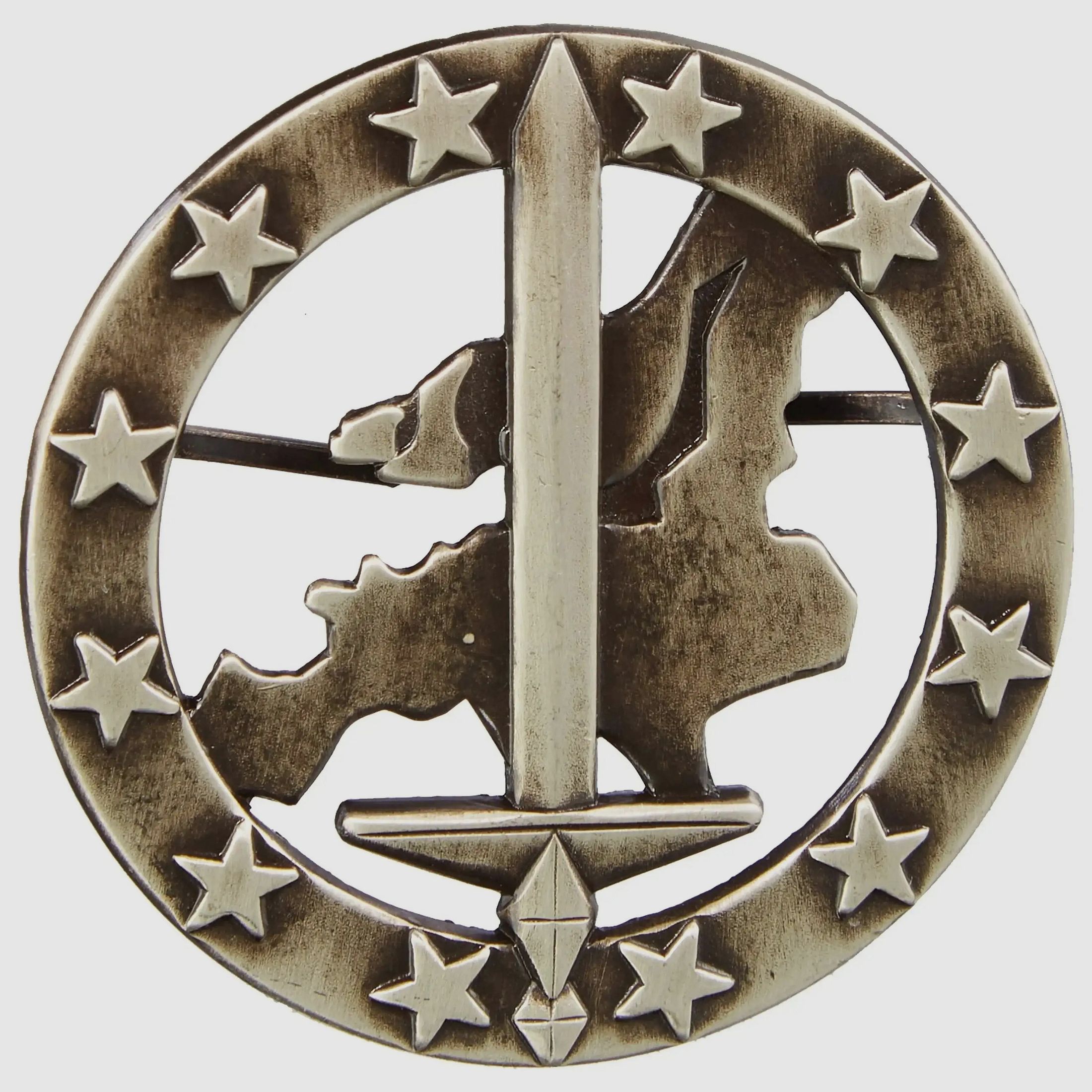 Bundeswehr Originele Badge BW Barett Eurocorps