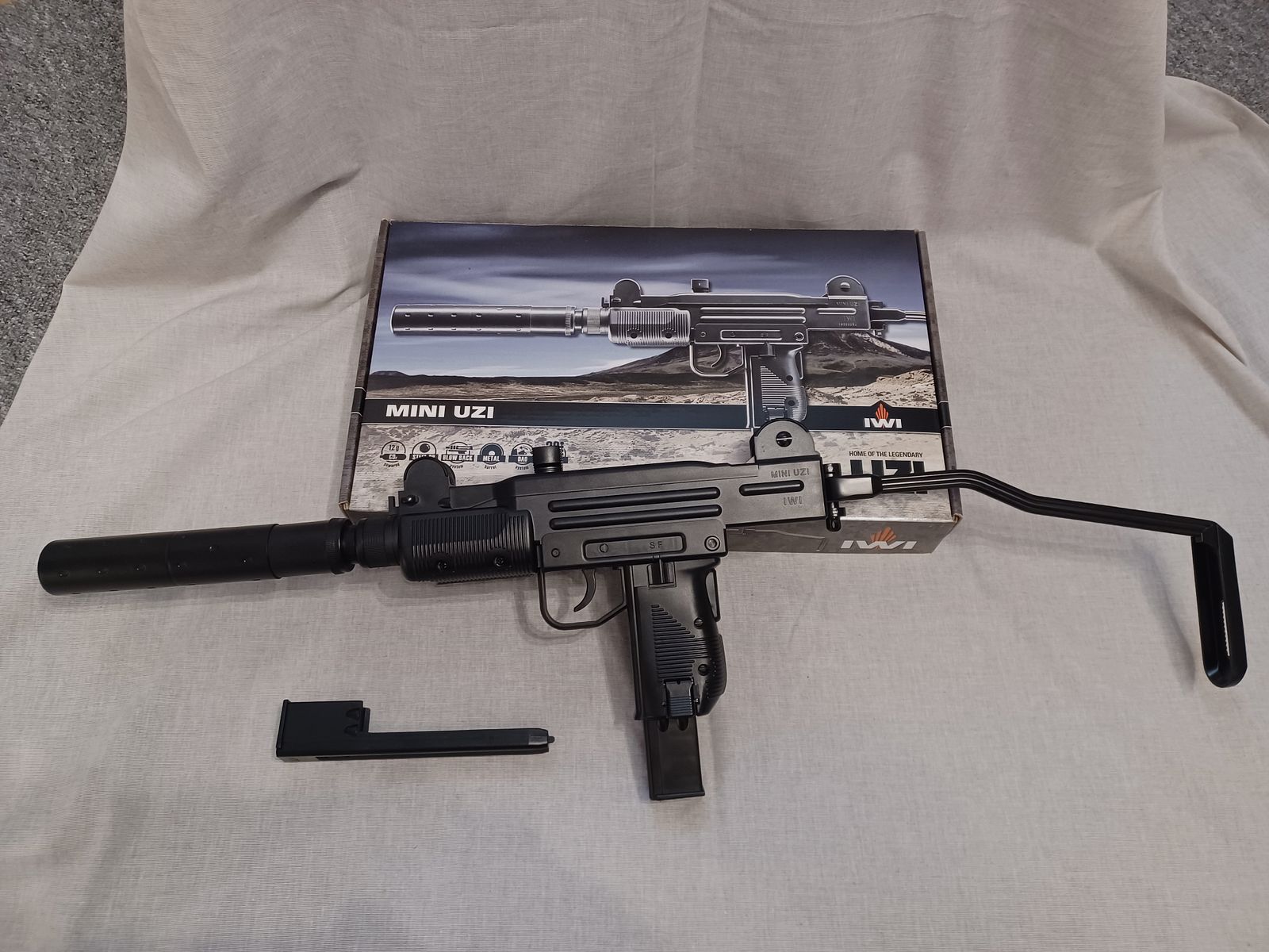 IWI Mini Uzi / 4,5 mm BB / CO2 / Maschinenpistole / OVP (96)