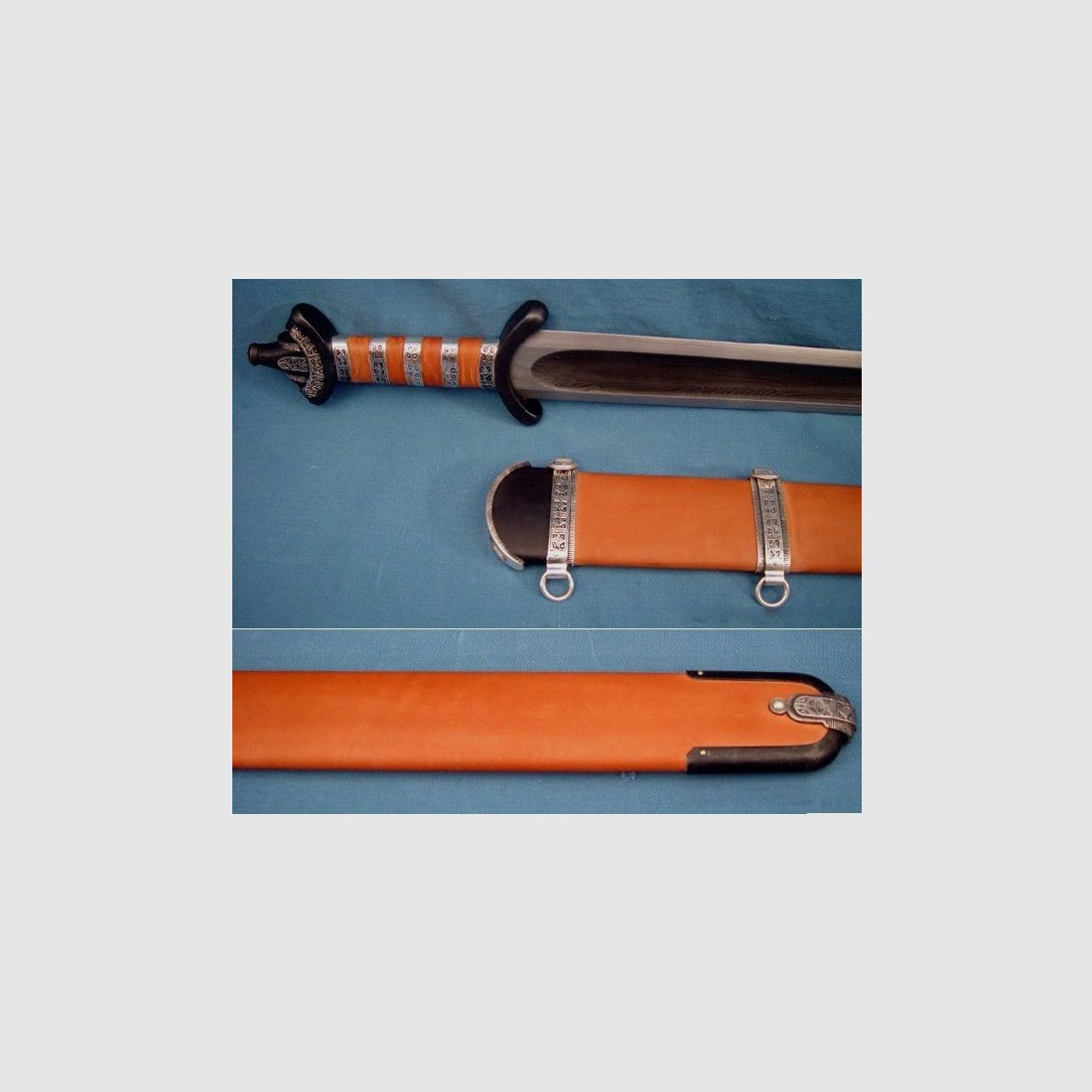 Sächsisches Schwert 9. Jahrhundert, wikingerzeitlich, Replika, NEU