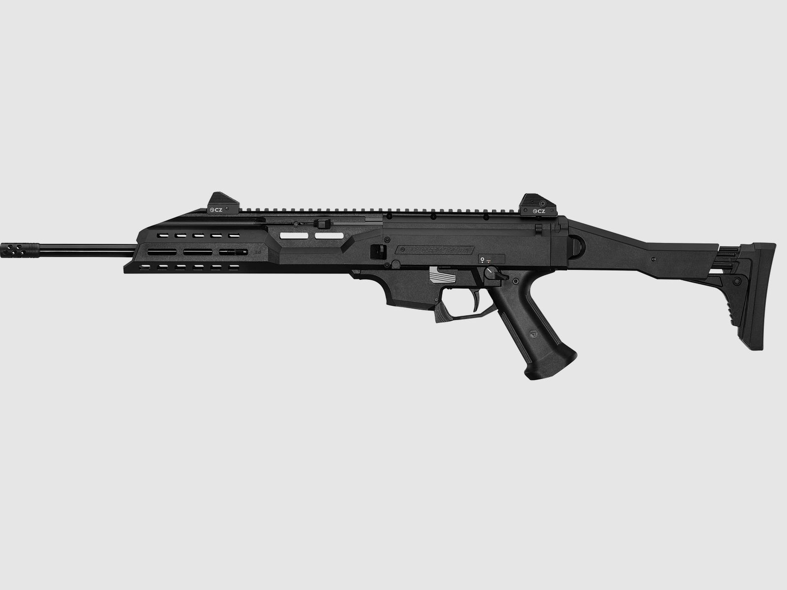 CZ self-loading rifle .22 lfB Scorpion Evo 3 S1 carbine with compensator 1/2×28 UNEF