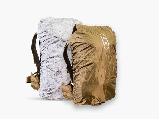 Eberlestock Rucksack-Regenhülle Large wendbar - Coyote / D. Winter, Reversible