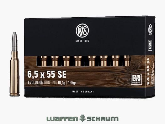 RWS 6,5x55 Suédois EVO 10,1g - 156gr.