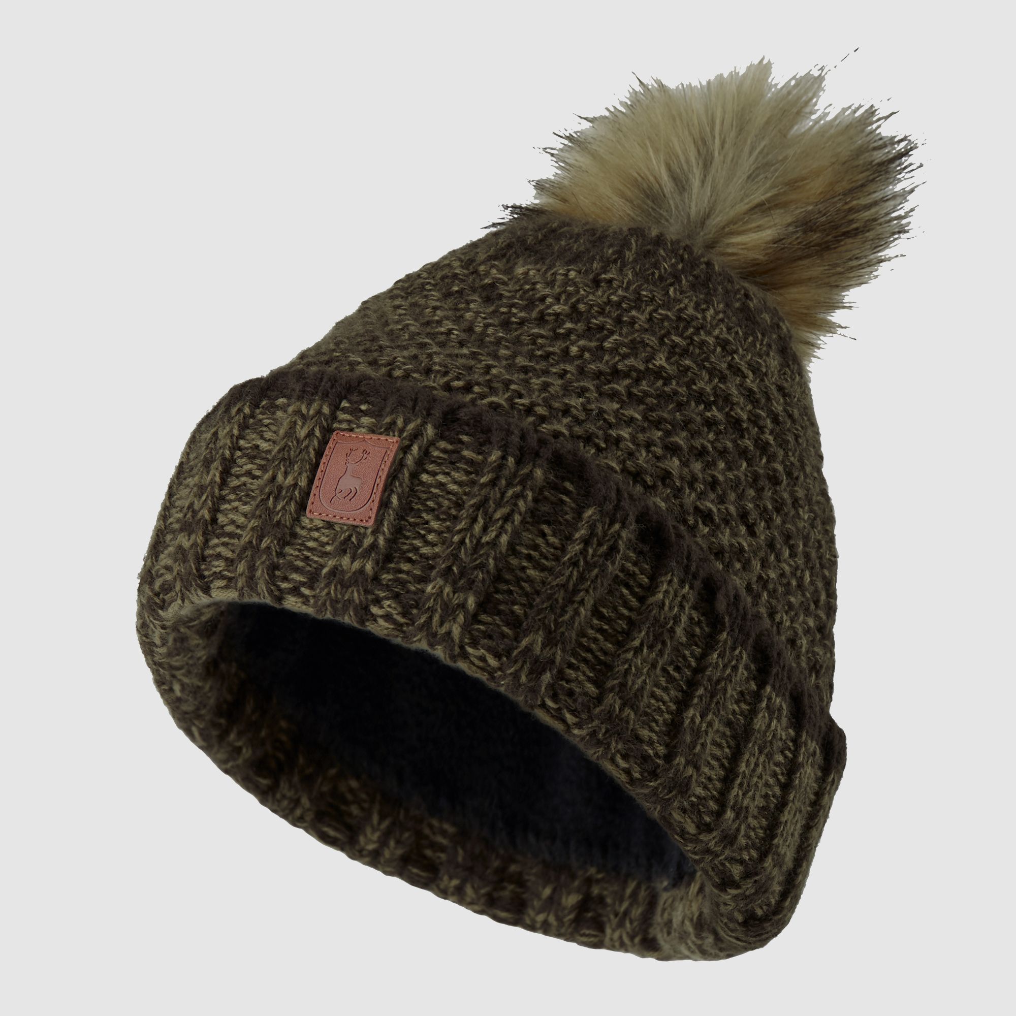 Deerhunter Cappello Lavorato a Maglia Donna Art Green