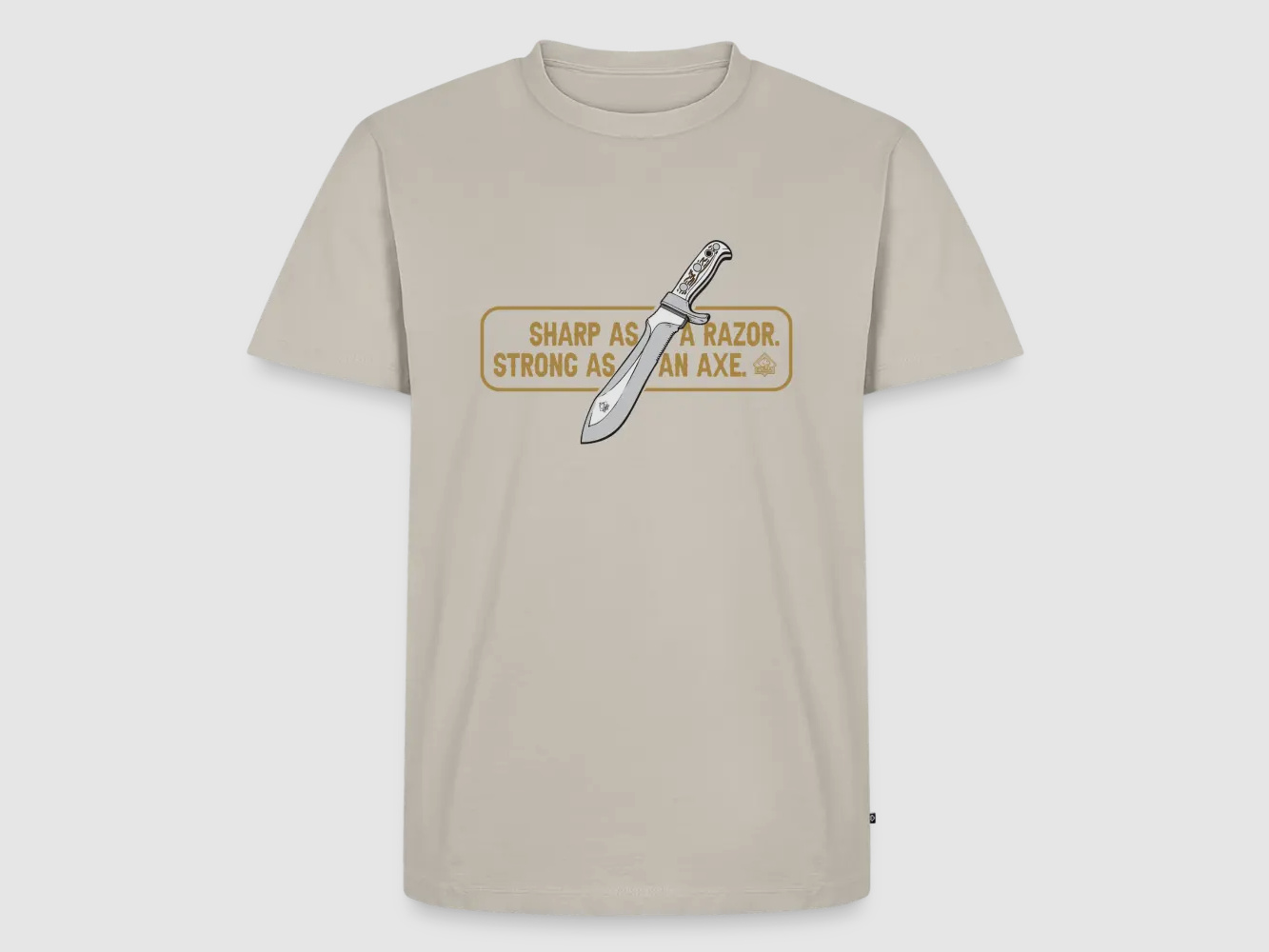 PUMA Męska Premium T-Shirt "White Hunter Sharp & Strong"