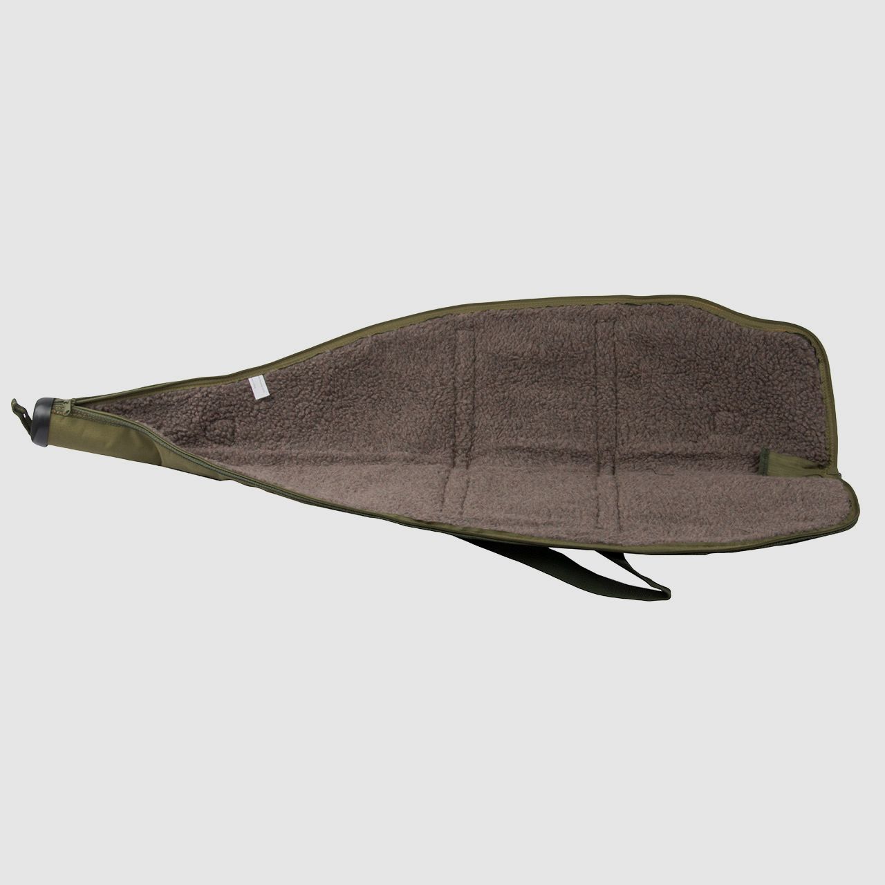 Gewehrfutteral Gewehrtasche Hubertus 106 x 24 cm abschlieĂźbar Webpelz Cordura MĂĽndungsschutz grĂĽn fĂĽr Waffen mit Zielfernrohr