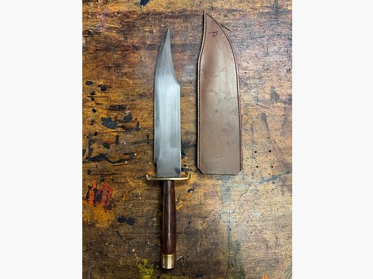 Couteau Bowie Arkansas Toothpick avec étui, presque comme neuf