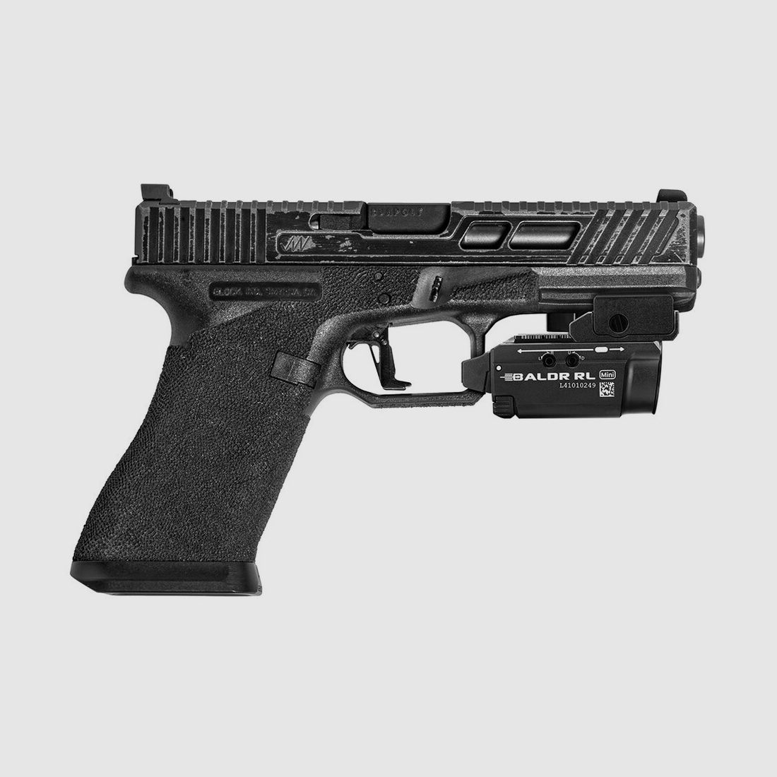 OLIGHT BALDR RL MINI - Torcia Tattica per Rail 1913 con Laser Rosso, immagine 3 di 4