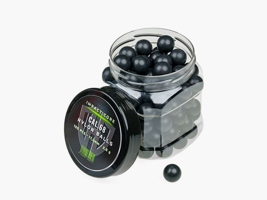 100x BOULES EN NYLON Cal.68 | IMPACT CORE | HDS68 | HDX68 | Pistolet X-68 | IntruBuster| Plastique dur 2,8g